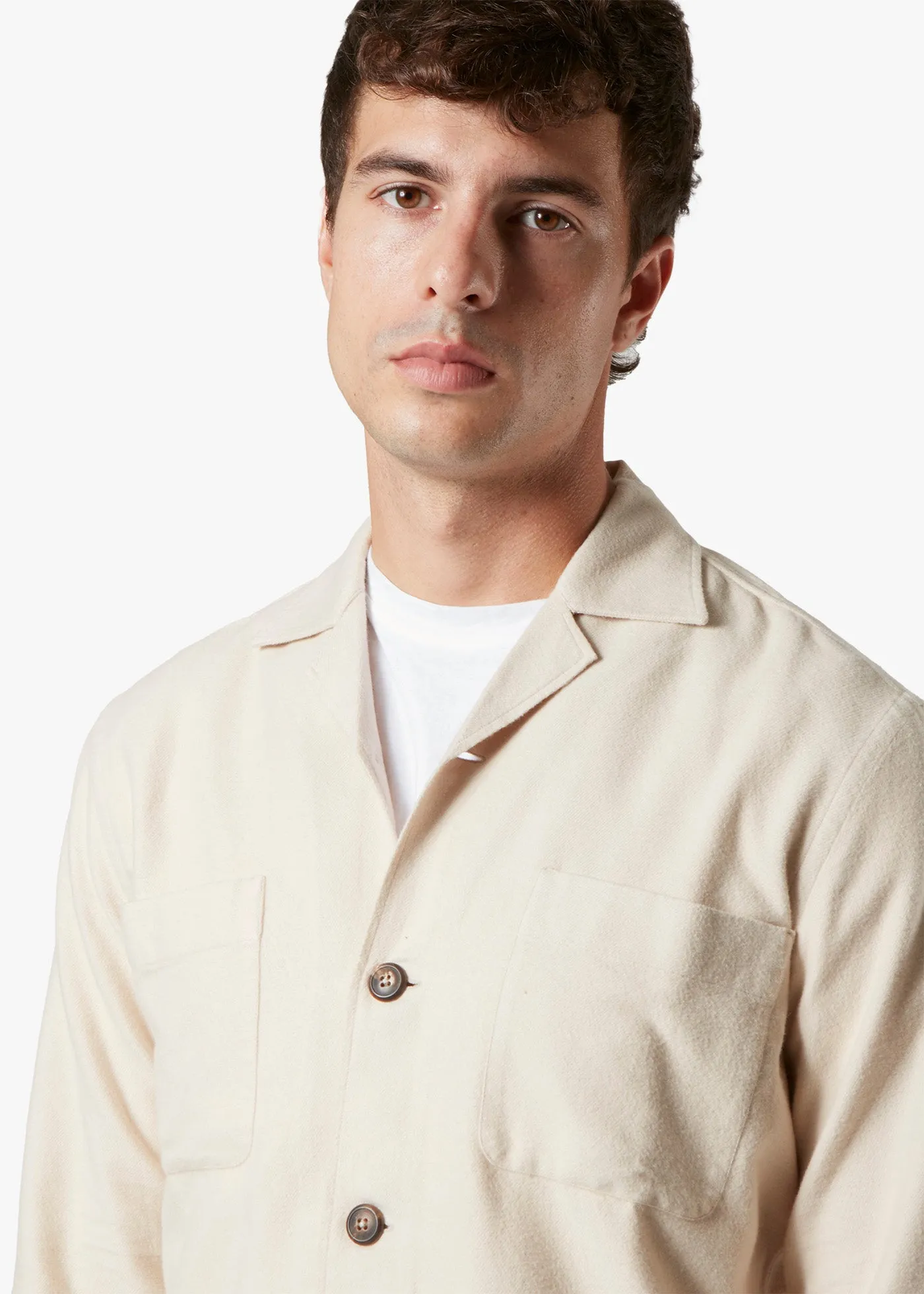 AABBA COTTON OVERSHIRT WITH POCKETS