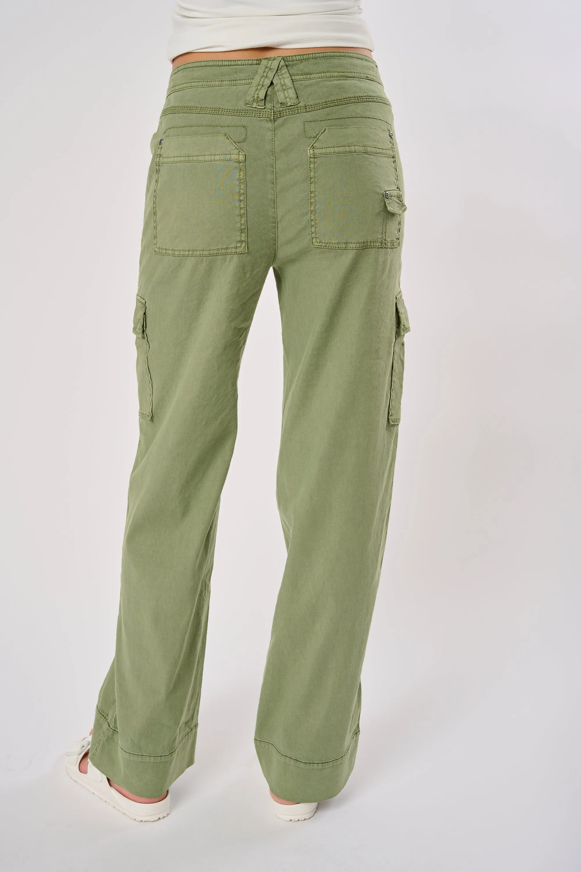 Ally Linen Cargo Pant