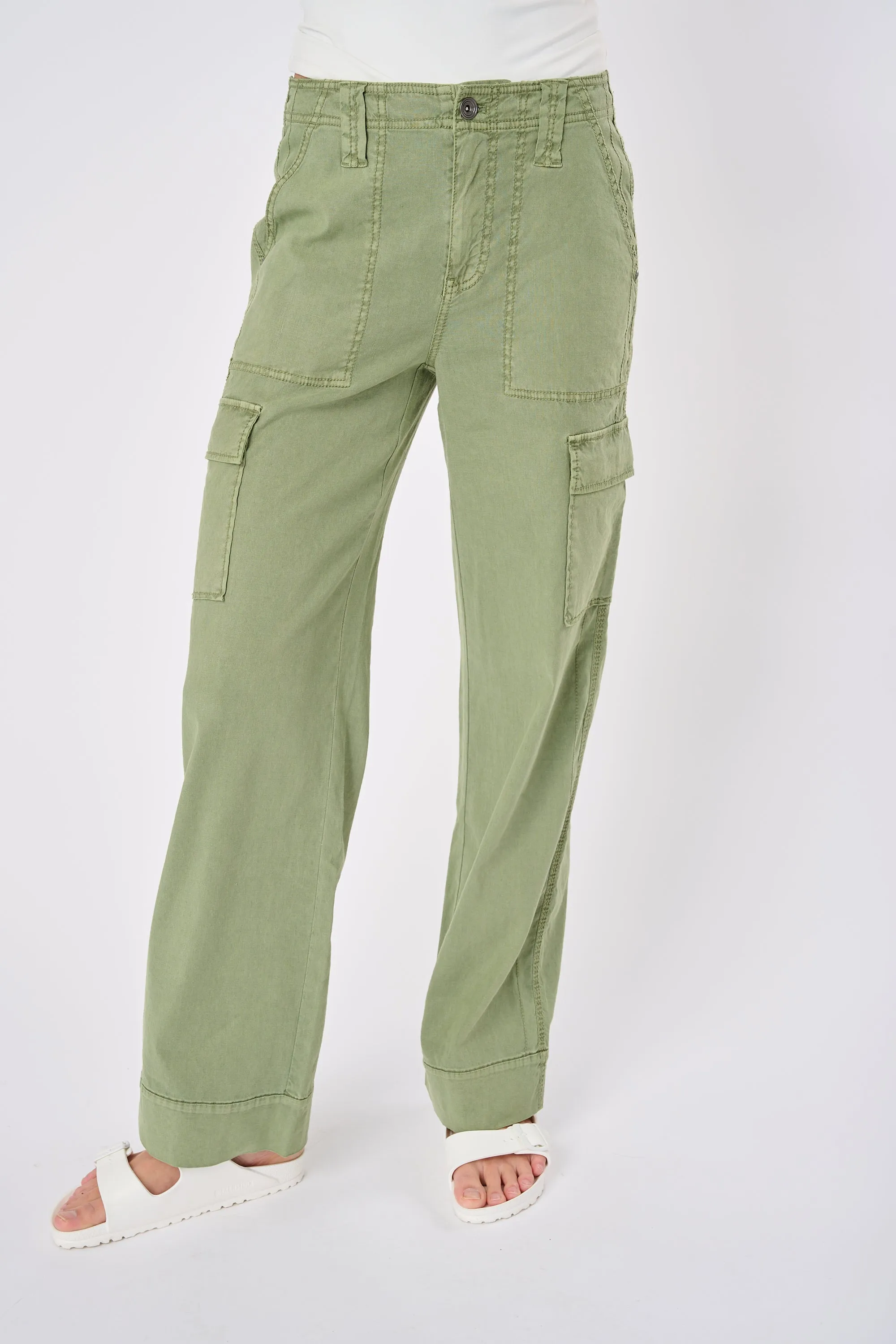 Ally Linen Cargo Pant