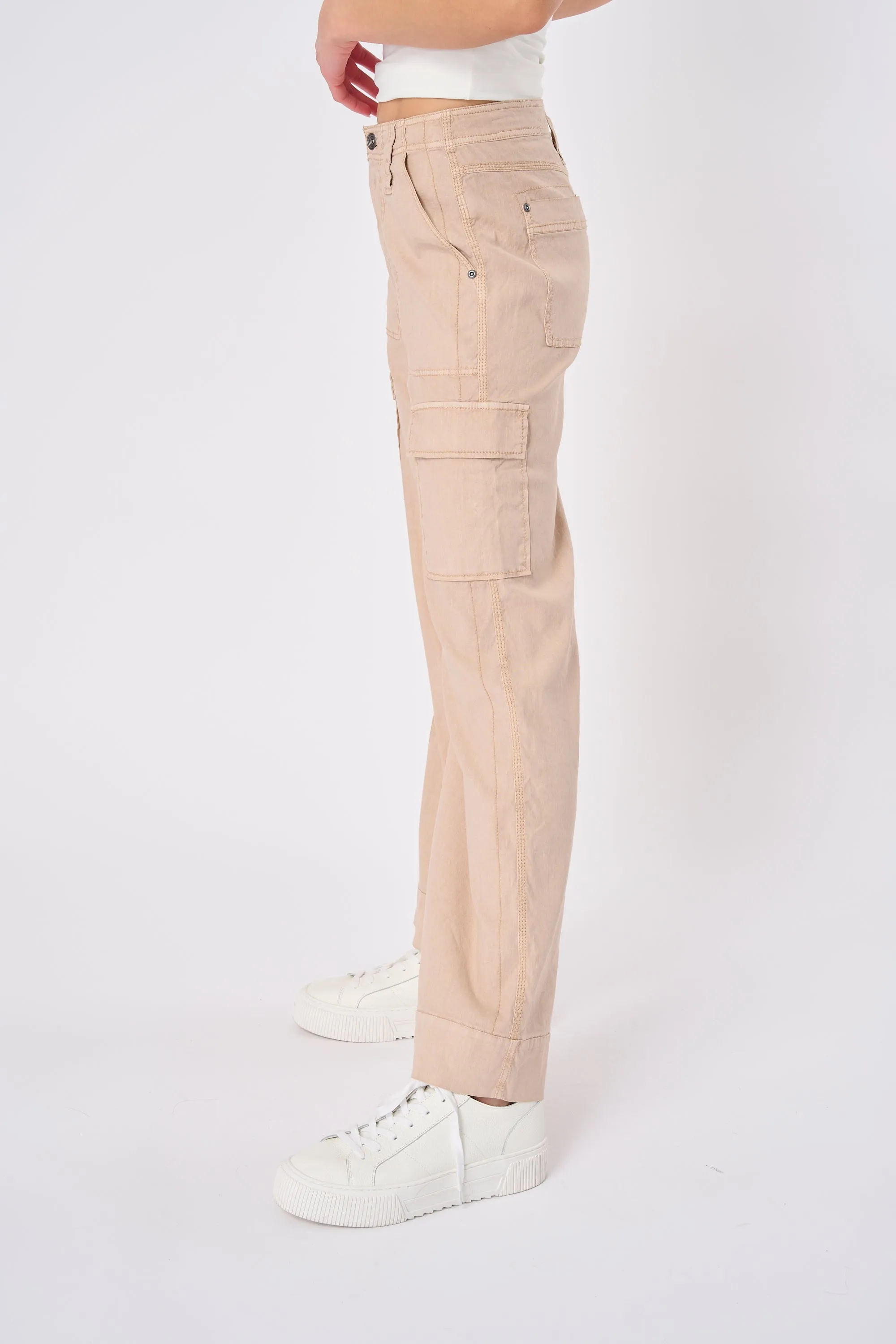 Ally Linen Cargo Pant