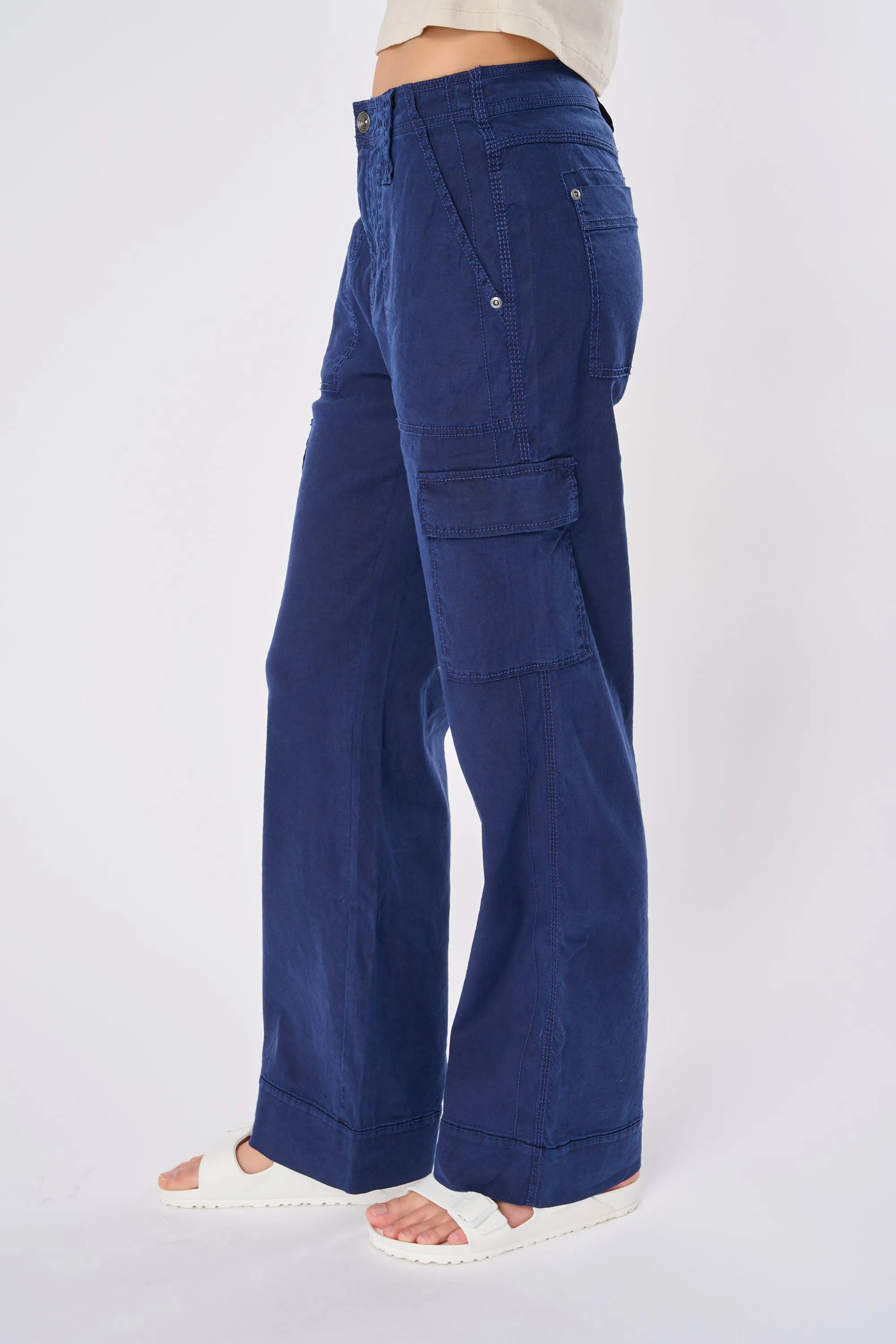 Ally Linen Cargo Pant