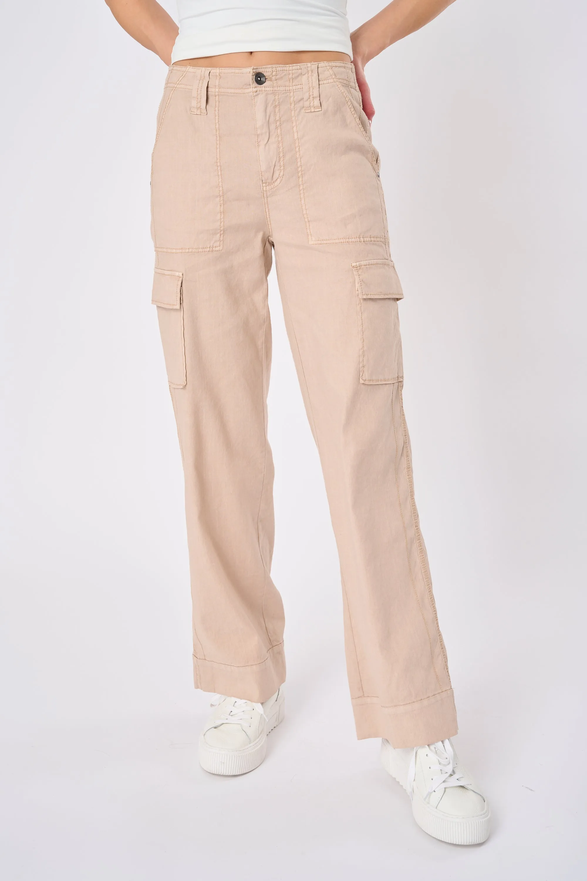 Ally Linen Cargo Pant