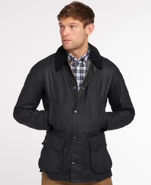 Barbour  Ashby Wax Jacket - Navy