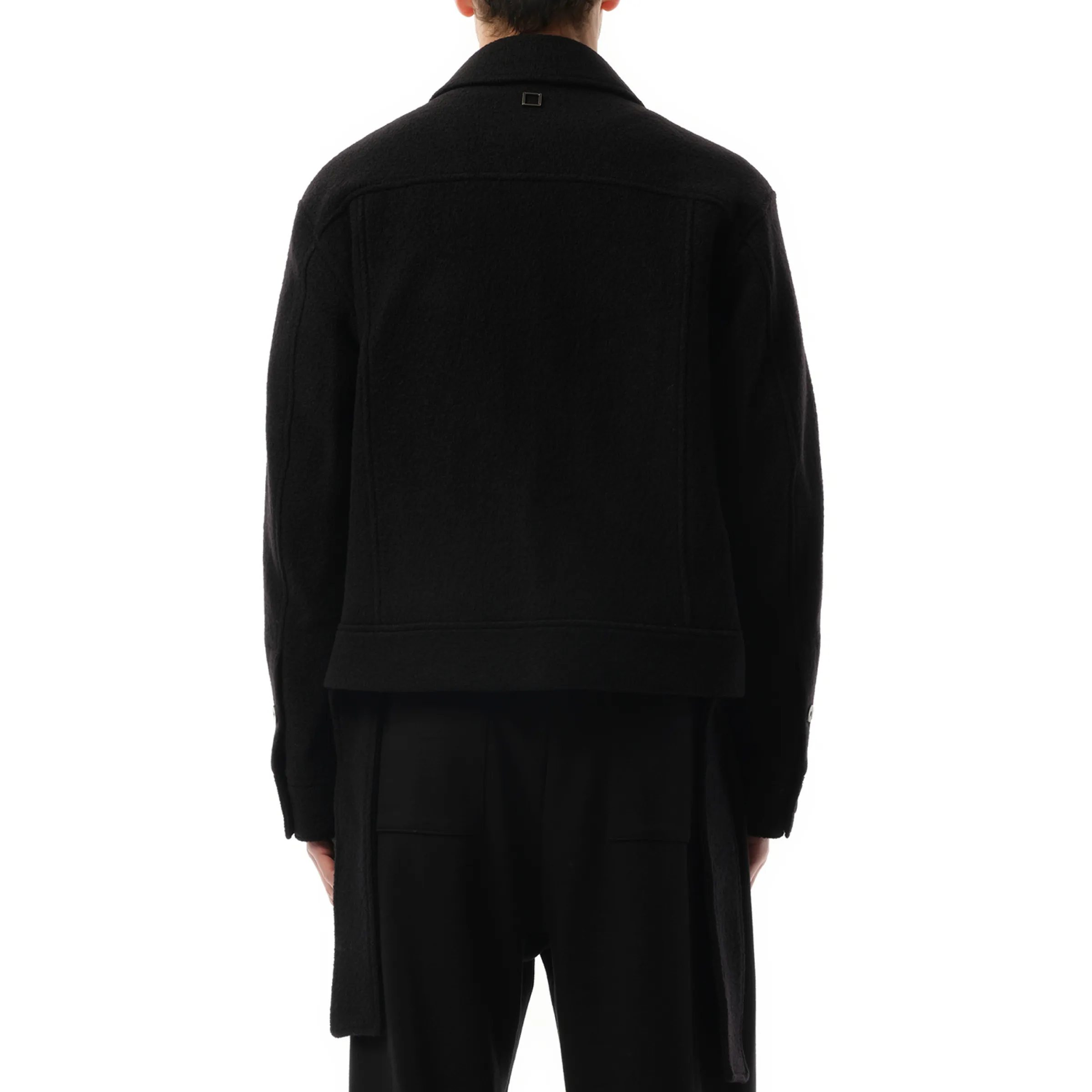 Belted Blouson in Black