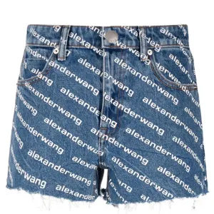 Bite Logo Short In Deep Blue Denim