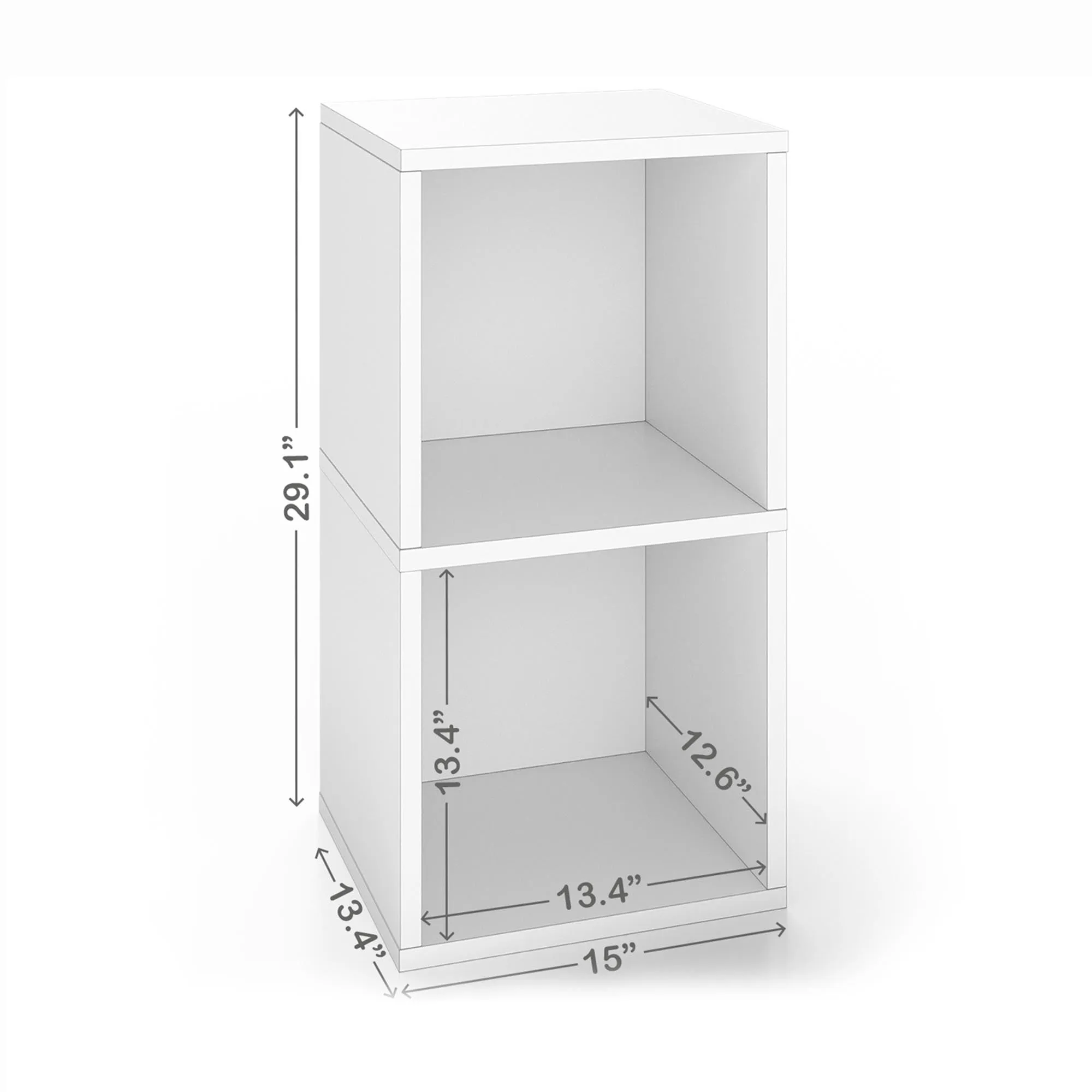 Blox Cube 2 Shelf, White (pre-order ships 6/30/25)