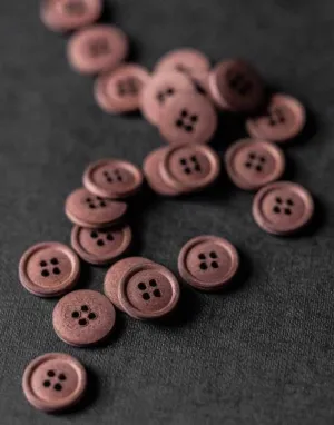 Cotton Button from Merchant & Mills, 15mm Oxblood