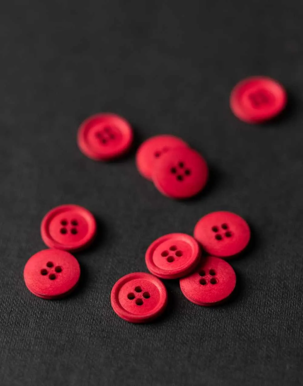 Cotton Button from Merchant & Mills, 15mm Red