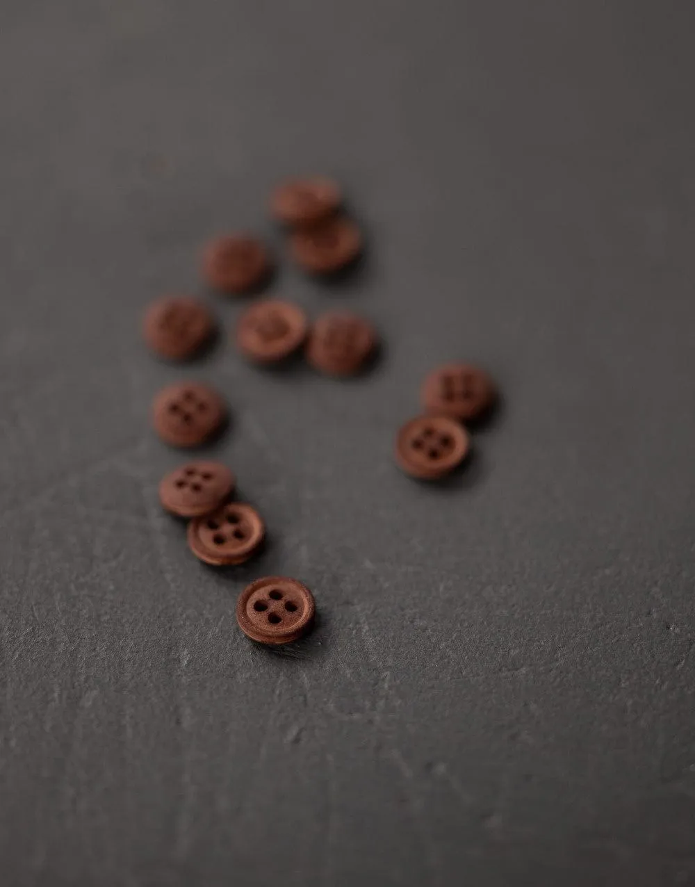 Cotton Dust Button from Merchant & Mills, 11mm Cinnamon Dust