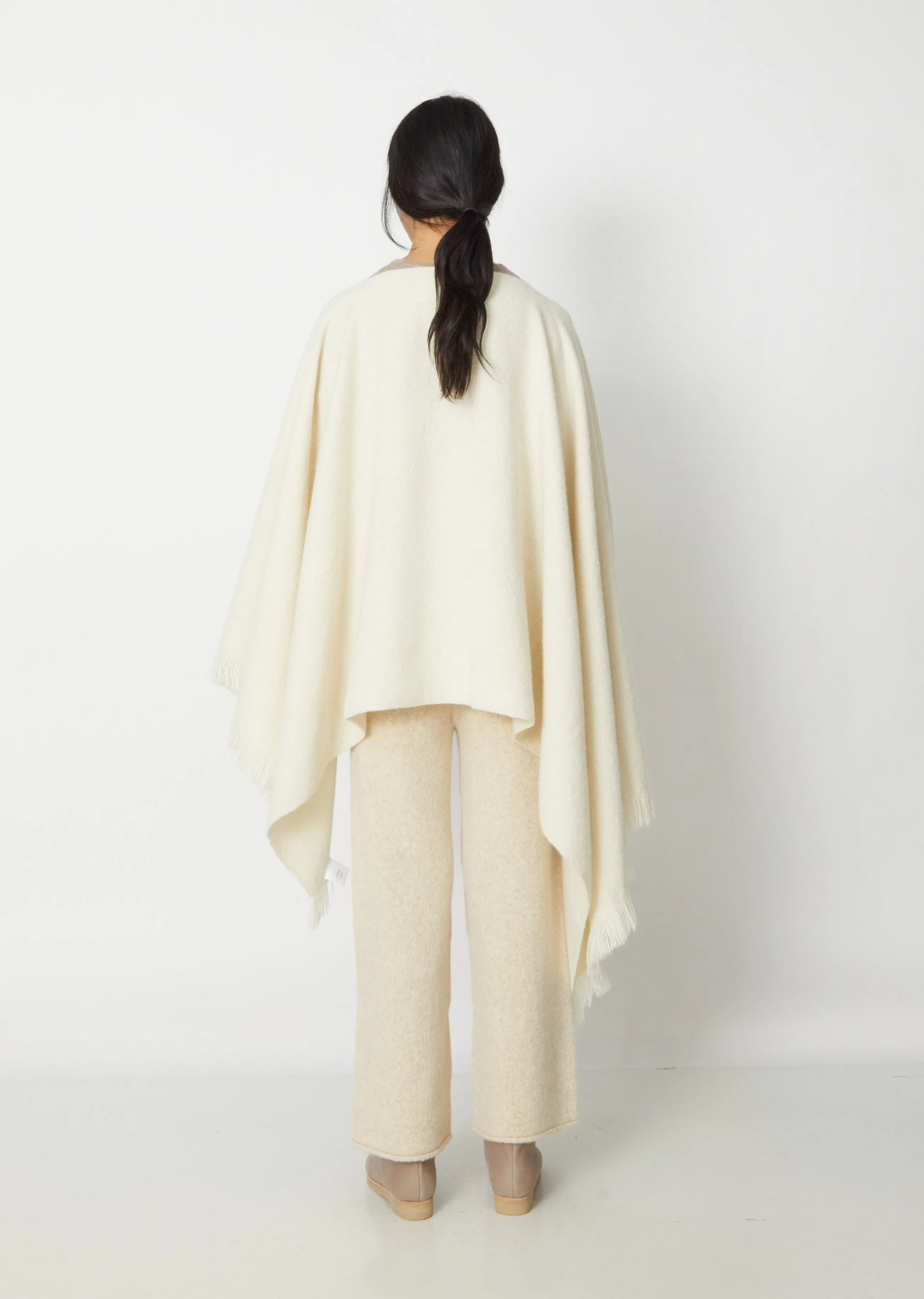 Handwoven Drape Poncho