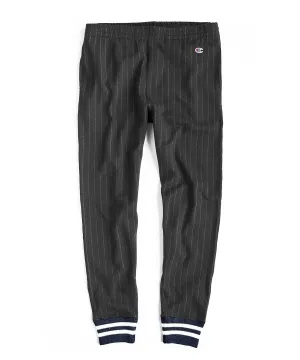 Italian Wool Chalk Stripe Sweatpant