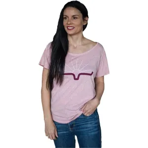 Kimes Ranch Women's Sunrise Tee In Desert Pink Shirt