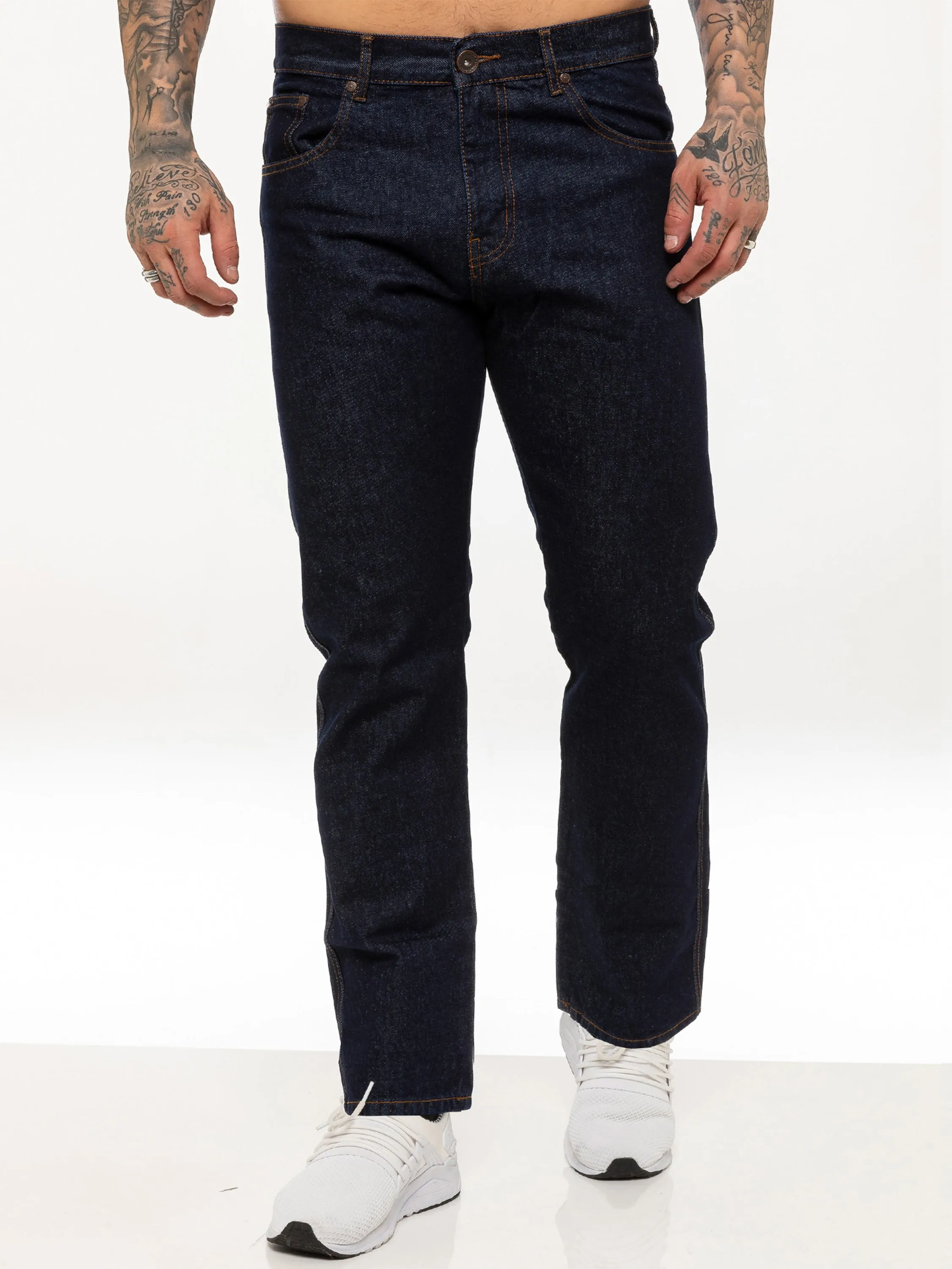 Kruze | Mens Straight Leg Denim Jeans