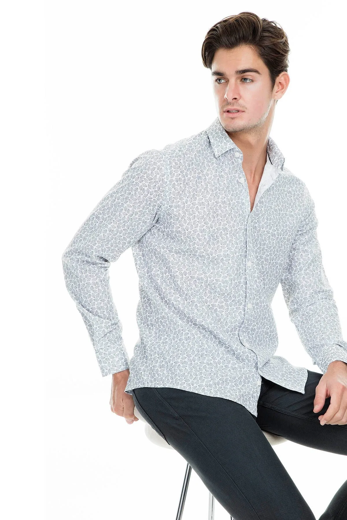 Light Patterned Shirt