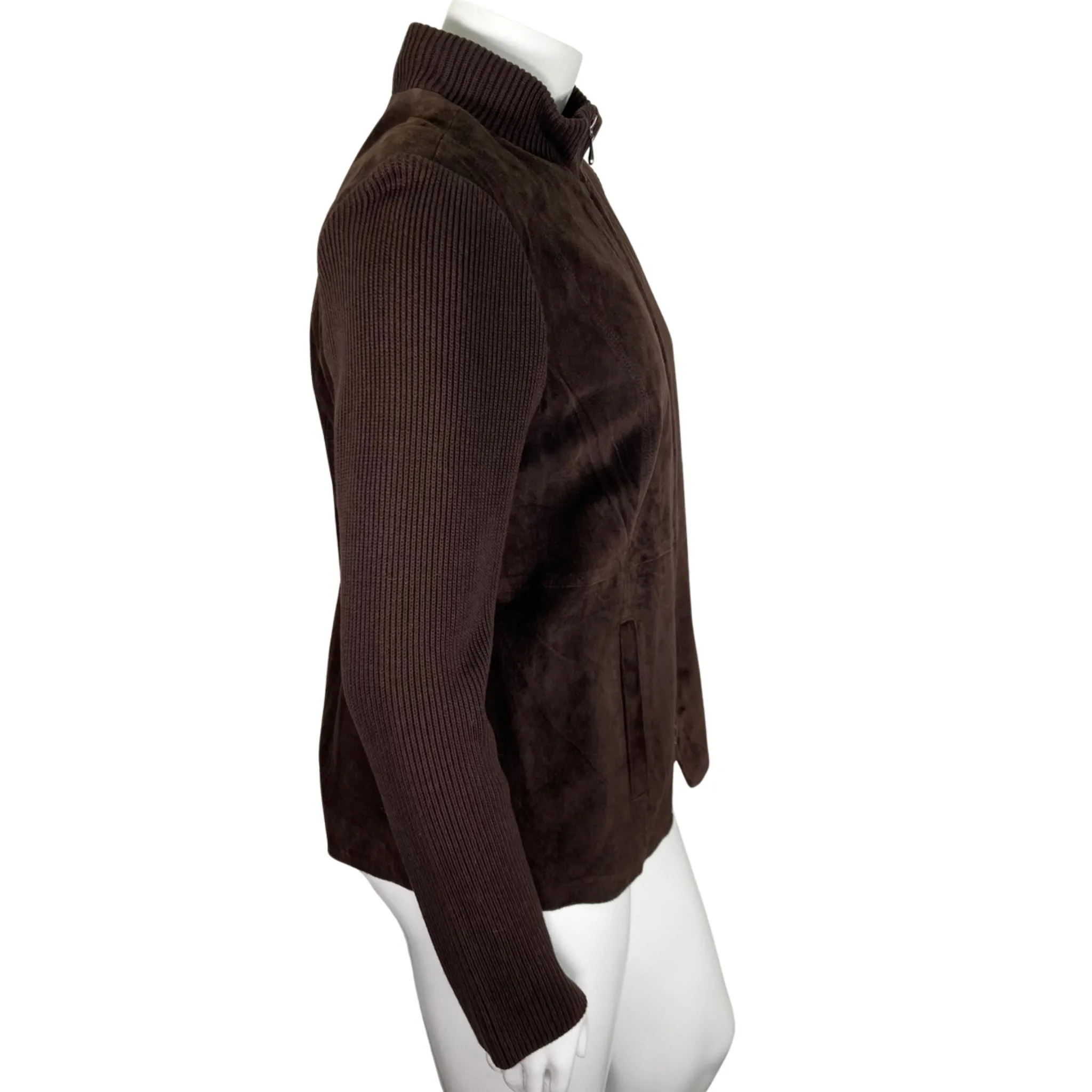 Linea Brown Suede Jacket