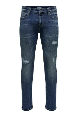 Loom Slim 2946 Jeans - Blue Denim