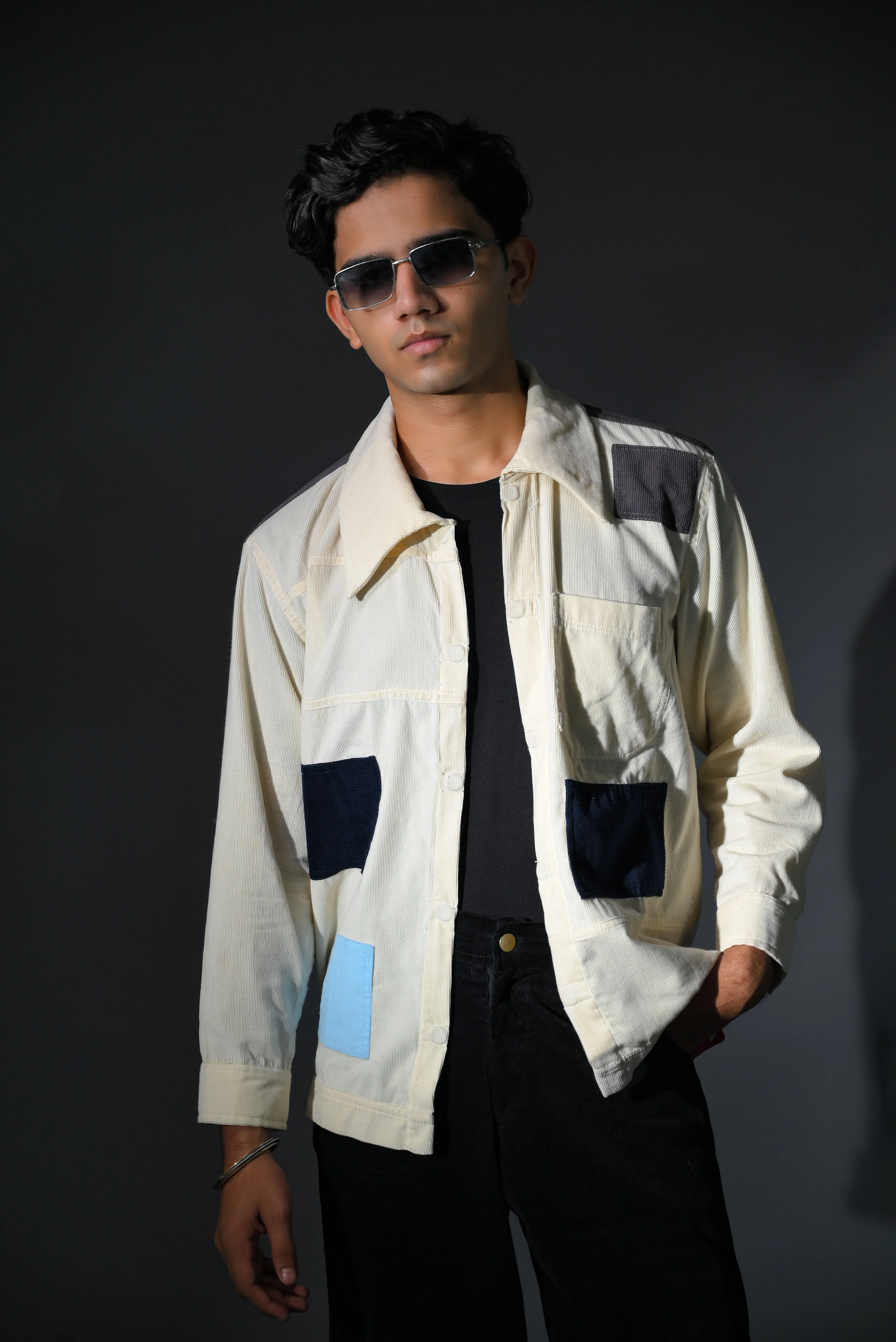 Magnet Patch Corduroy Jacket