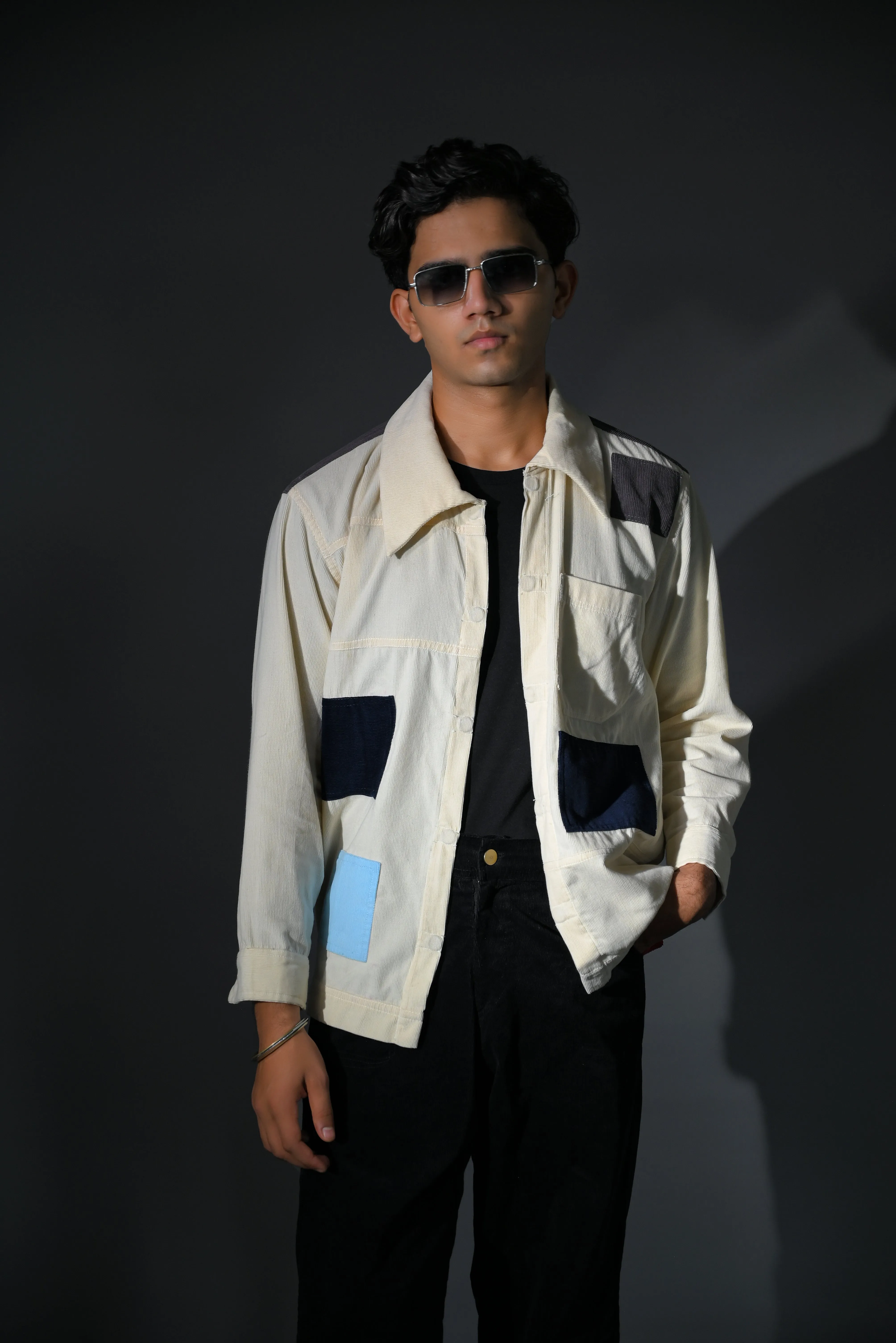 Magnet Patch Corduroy Jacket