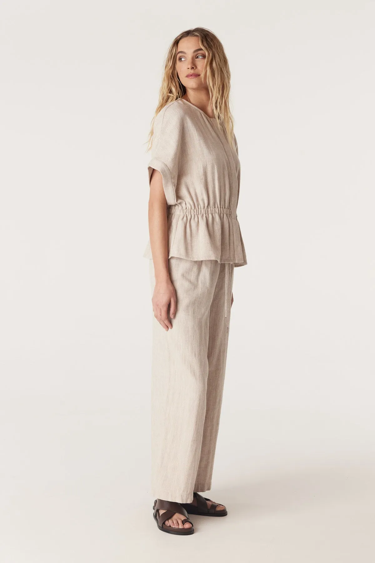 Marrakesh Linen Jacket - Natural