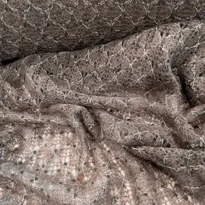 Mink diamonds jacquard knit