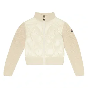 Moncler Beige Knit Cardigan