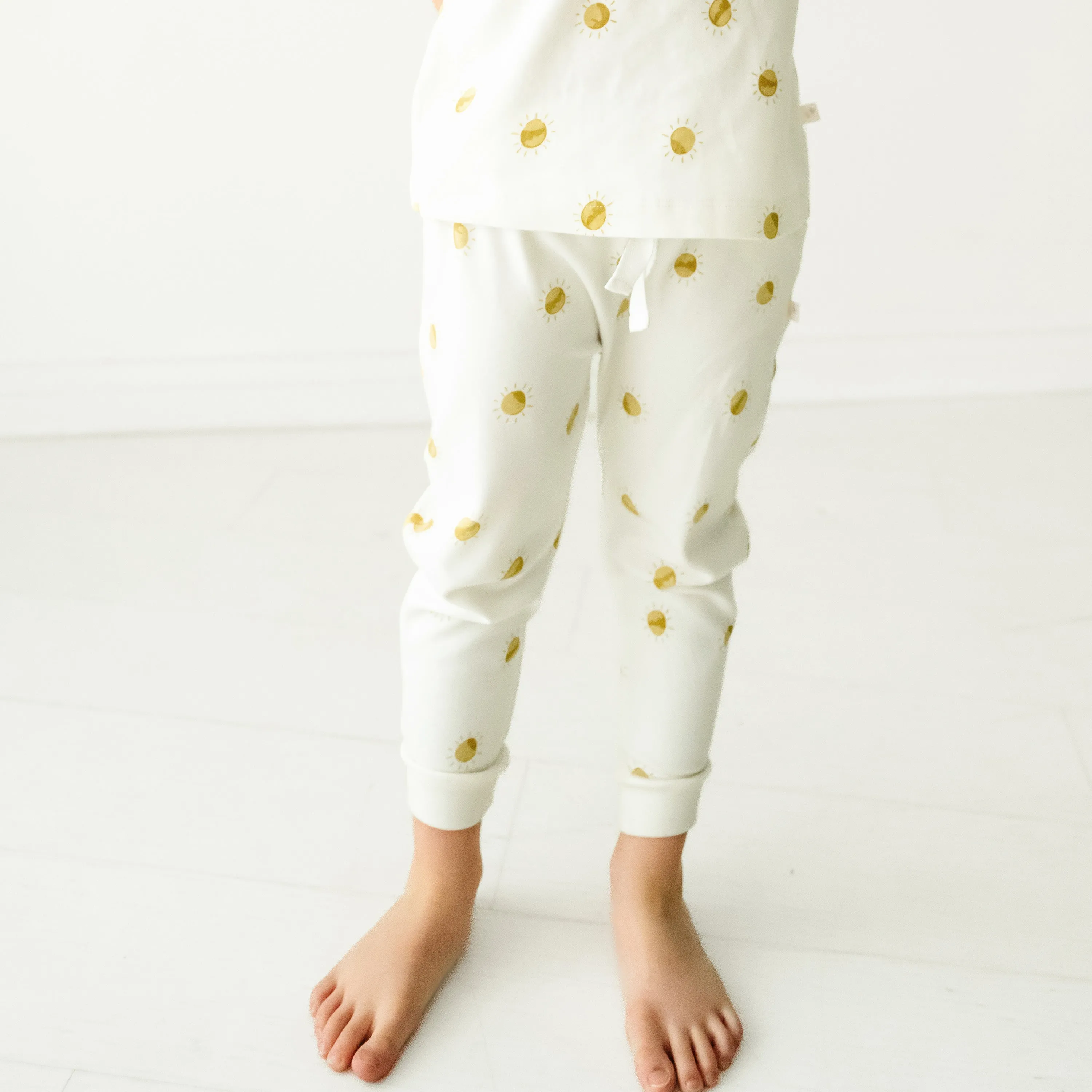 Organic Baby Toddler Harem Pants - Sunshine