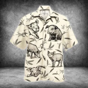 Pig Hawaiian Shirt, Pig Summer Shirts, Aloha Hawaiian Shirts For Men,, New Hawaiian Shirt