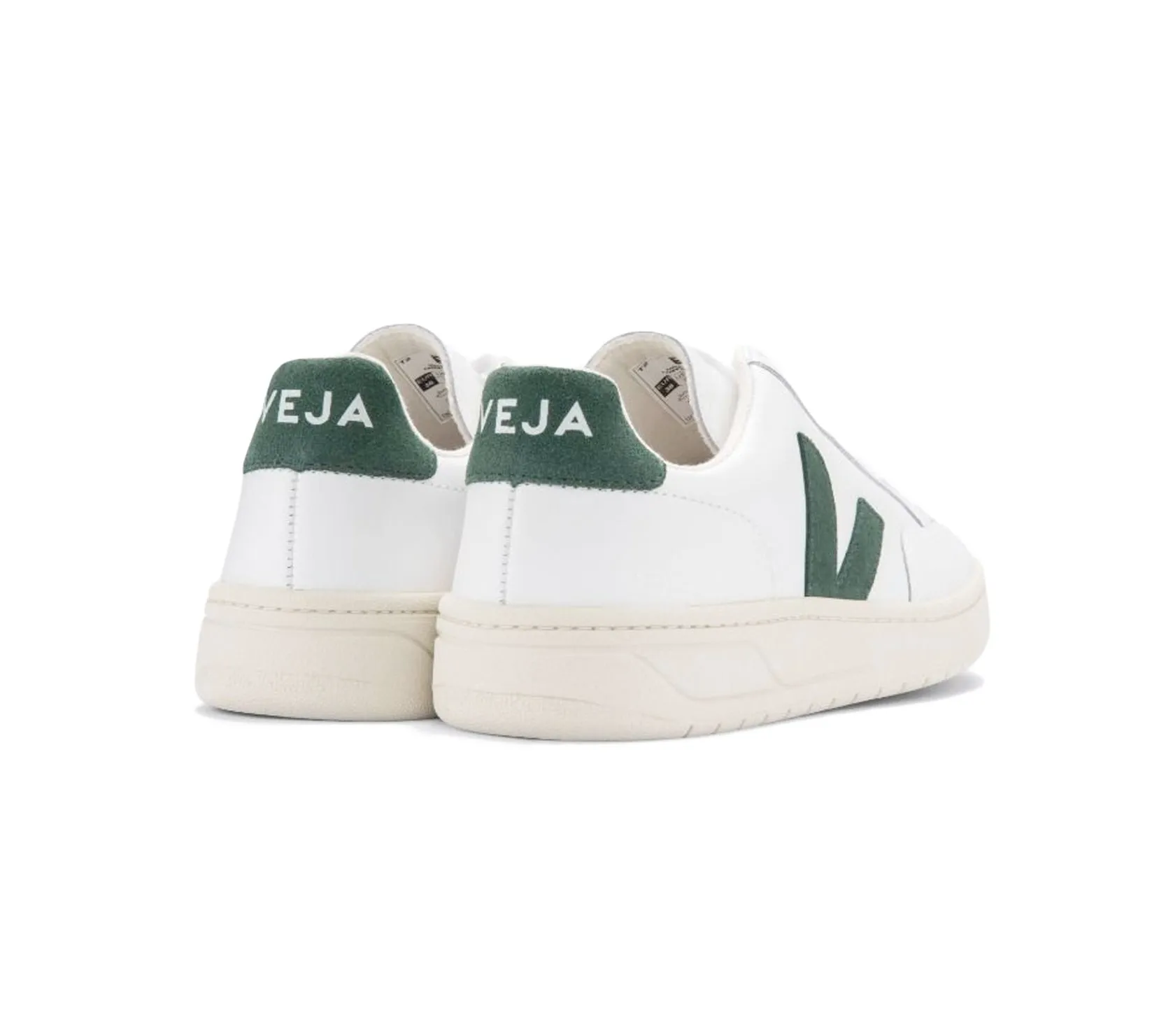 V-12 Leather Sneaker | White/Cyprus